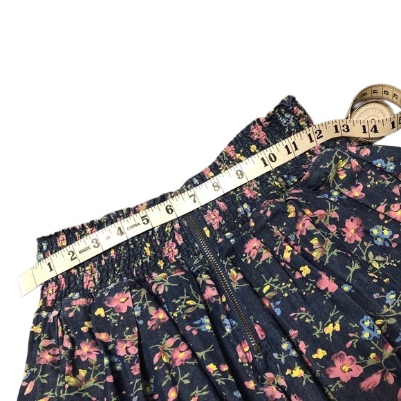 HWY Jeans Floral Zip Skirt - Picture 3 of 3